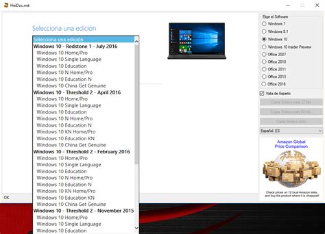 Microsoft Windows ISO Download Tool 5.28 | Descargar las ...