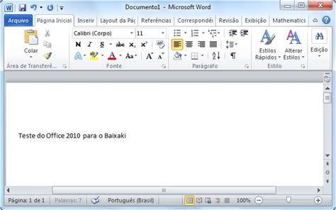 Microsoft Word 2010 Download para Windows em Português