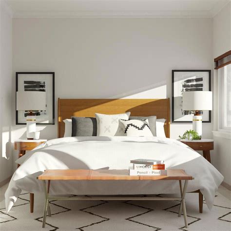Mid century minimal bedroom design ideas #minimalbedroom en 2020 ...