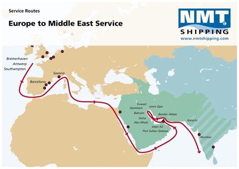 Middle East | NMT Shipping — your global Ro/Ro specialist