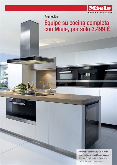 Miele te pone la cocina por 3499 €   Santos muebles de cocina