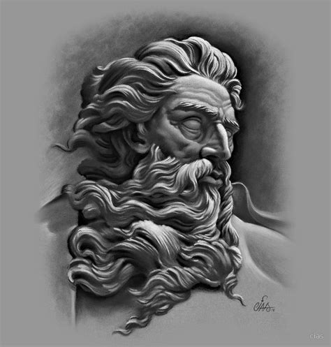 Mighty Zeus by cias #watercolor #digitalart #illustration # ...