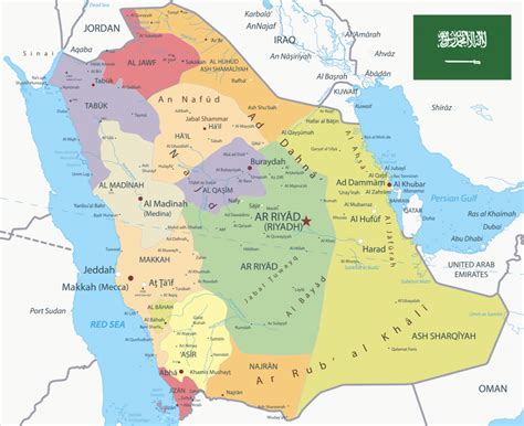 Mihrab Journeys | La mappa dell Arabia Saudita