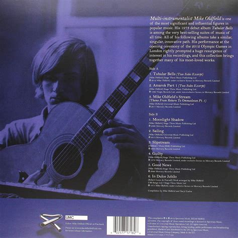 Mike Oldfield: Moonlight Shadow: The Collection   Plak ...