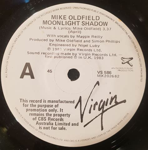 Mike Oldfield   Moonlight Shadow  Vinyl, 7 , 45 RPM ...
