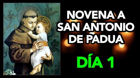 MILAGROSA NOVENA a SAN ANTONIO DE PADUA  DÍA 1  | Fe y ...