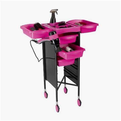 Milano Trolley Black and Pink in 2020 | Salon furniture ...