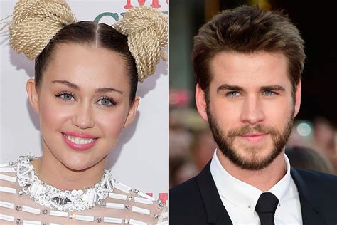 Miley Cyrus and Liam Hemsworth flaunt adorable PDA as they ...