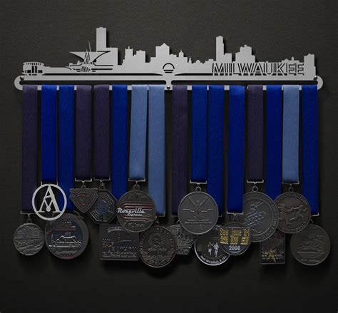 Milwaukee Cityscape | Sport & Running Medal Displays | The ...