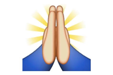 Mind Blowing: Praying Hands Emoji Is Dunzo   Racked