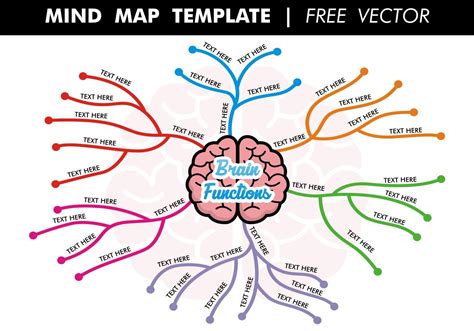 Mind Map Template Vector 114542 Vector Art at Vecteezy