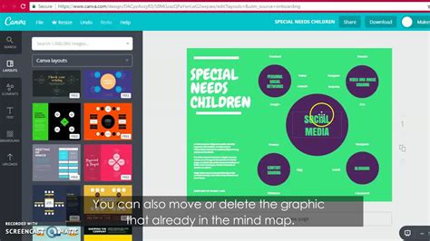 Mind map tutorial using Canva   YouTube