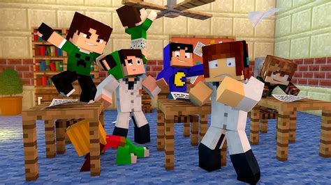 Minecraft: ESCOLA DE YOUTUBERS CRIANÇAS !!   Aventuras Com ...