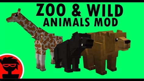 Minecraft Mods : Zoo & Wild Animals Rebuilt ZAWA  part 3   YouTube