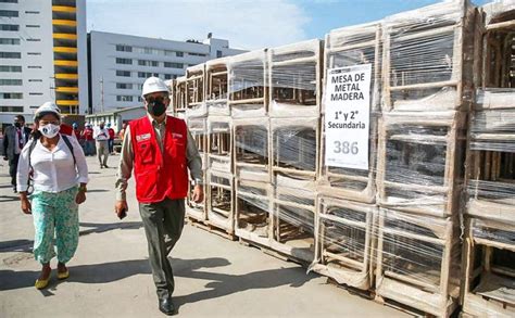 Minedu: se entregarán más de 20,000 bienes de mobiliario a 69 colegios ...