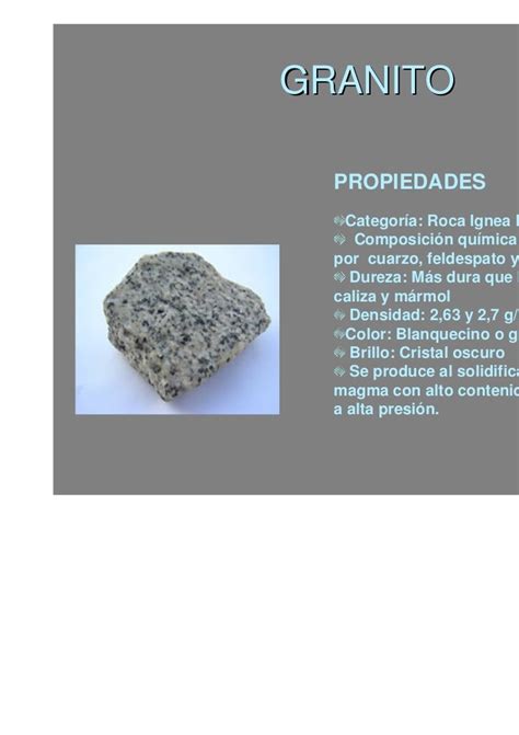 Minerales y rocas