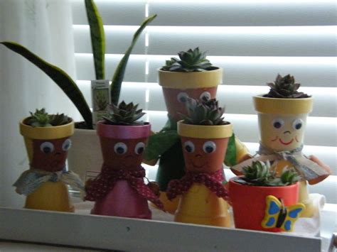 Mini Pot People Planters | Clay Pot Crafts | Pinterest ...
