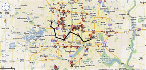 Minneapolis mn google maps and travel information ...