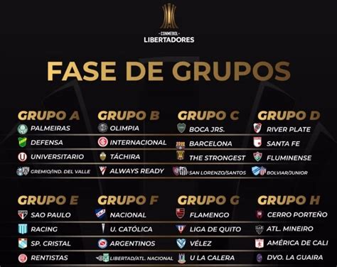 Mirá como quedaron los grupos de la Copa Libertadores 2021   El Diario ...