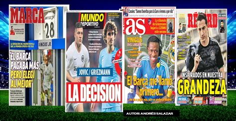 Mira las Portadas de la Prensa Deportiva de hoy 20 de Marzo – El ...