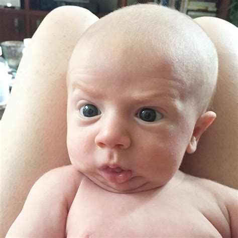 Mirá las tiernas fotos del bebé más expresivo del mundo ...