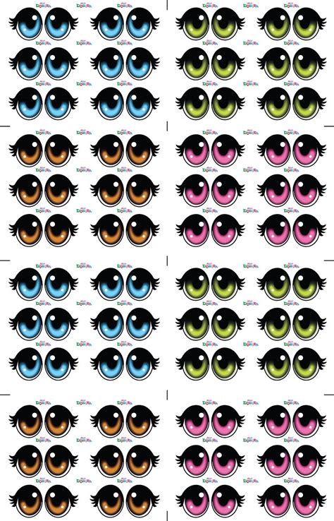 Miss Dorita: Ojitos para Imprimir con Pestañas | Os olhos ...