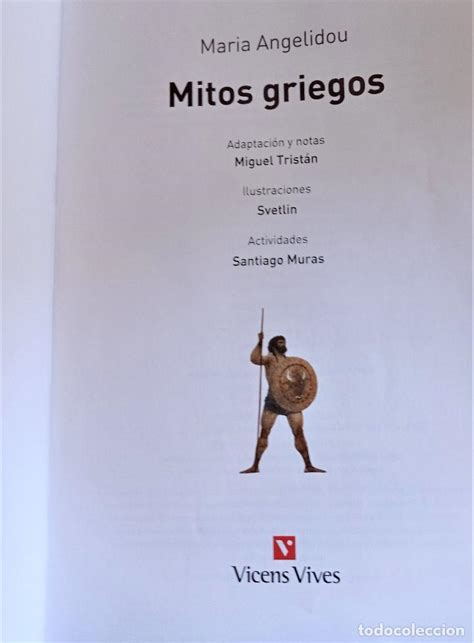 mitos griegos, angelidou, vicens vives, 2020   Comprar en ...