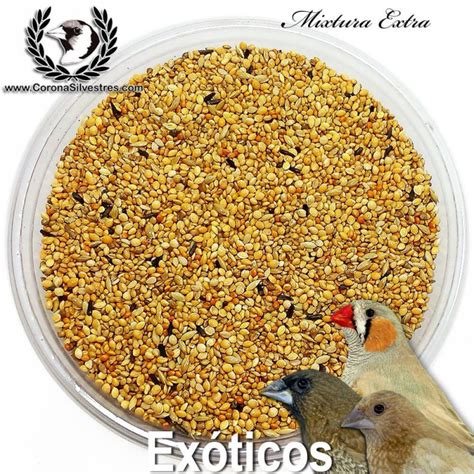 Mixtura Comida EXTRA para Pájaros Exóticos alimento para DIAMANTES