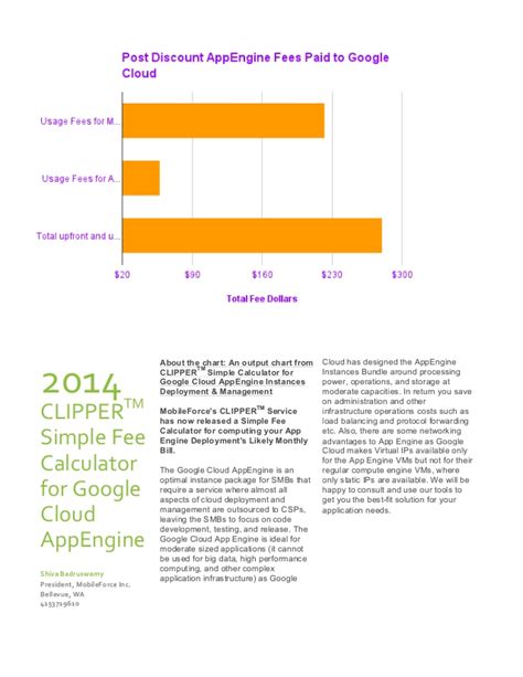 MobileForce s CLIPPER Simple Fee Calculator for Google ...