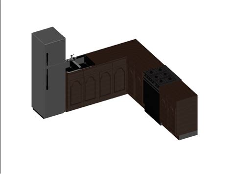 Mobiliario cocina 3d en AutoCAD | Descargar CAD gratis ...