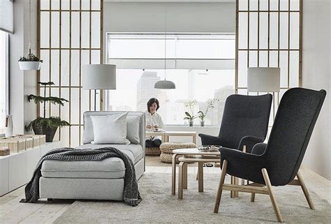 Mobiliario de estilo japandi de Ikea, para estancias ...