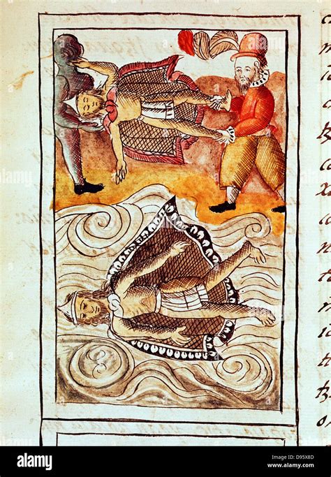 Moctezuma II  1466 1520 , último emperador azteca. Cuerpos de Montezuma ...
