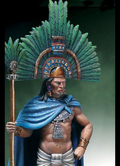 Moctezuma II, 1520.  con imágenes  | Figuras aztecas