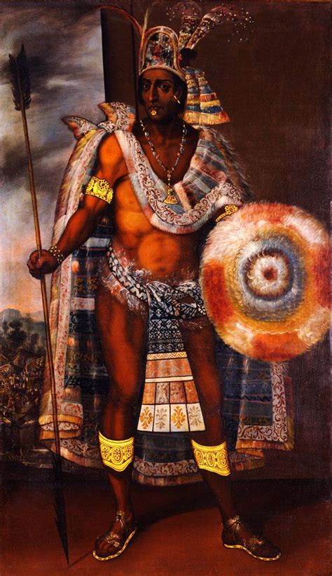 Moctezuma | Producción artística, Moctezuma ii, Guerrero azteca