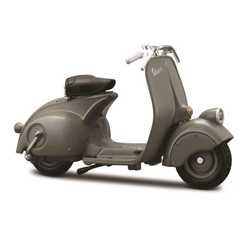 Model Vespa 98 1946 size 1:18 l 95 mm grey | SIP Scootershop