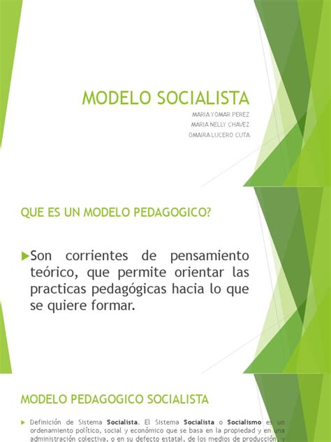 Modelo Socialista | PDF | Socialismo | Sicología