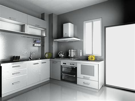 Modern luxury kitchen design 3d model 3dsMax files free ...