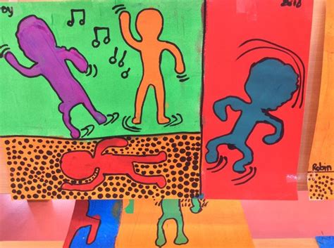 Moderne Kunst: Keith Haring & Stileren | Kunstprojecten, Lampion, Projecten