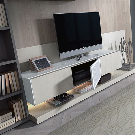 Moderno mueble tv para guardar sistemas de sonido en su ...