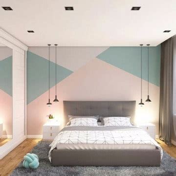 Modernos diseños para paredes de cuartos a 3 tonos   Como ...