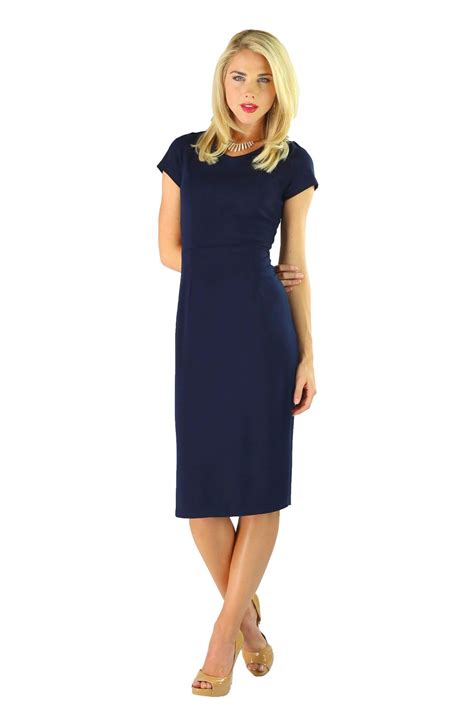 Modest Dresses: Sara in Navy Blue | Modest dresses, Modest dresses ...
