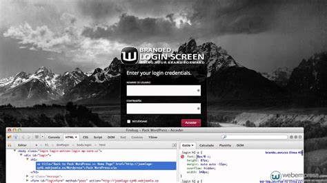 Modificar el panel de acceso de WordPress con Branded ...