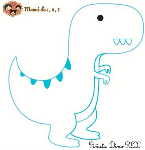 Molde de dinosaurios   Imagui