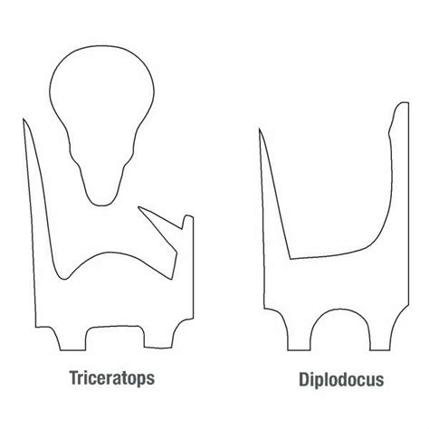 Molde para dinosaurio de tubo de cartón | Manualidades escolares ...