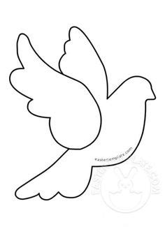 Moldes de palomas para el 25 de mayo   Imagui | dibujoe | Adornos ...