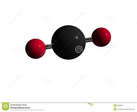 Molecule   Carbon Dioxide  CO2 Stock Illustration ...