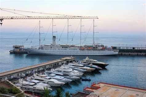 Monaco   Port Panoramic View Editorial Photography   Image ...
