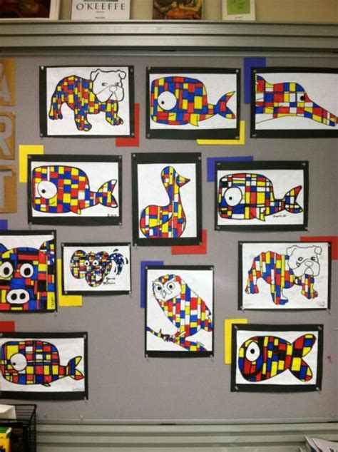 Mondrian para niños: Una actividad inspirada en las obras ...