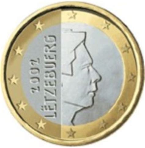 Moneda: 1 Euro  Relief Map of Europe   Luxemburgo   2002~Actualidad ...