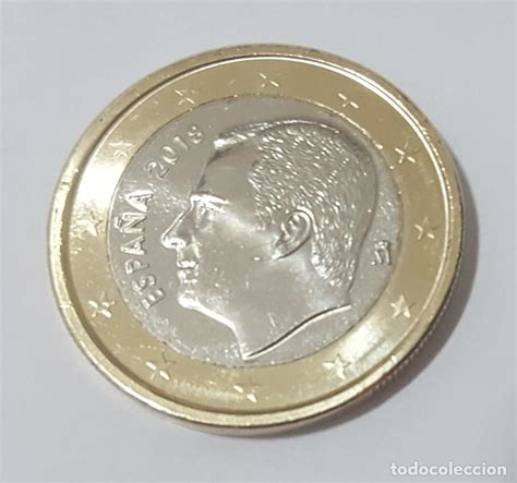 moneda de 1 euro españa 2018   nueva sin circul   Comprar Monedas Ecus ...
